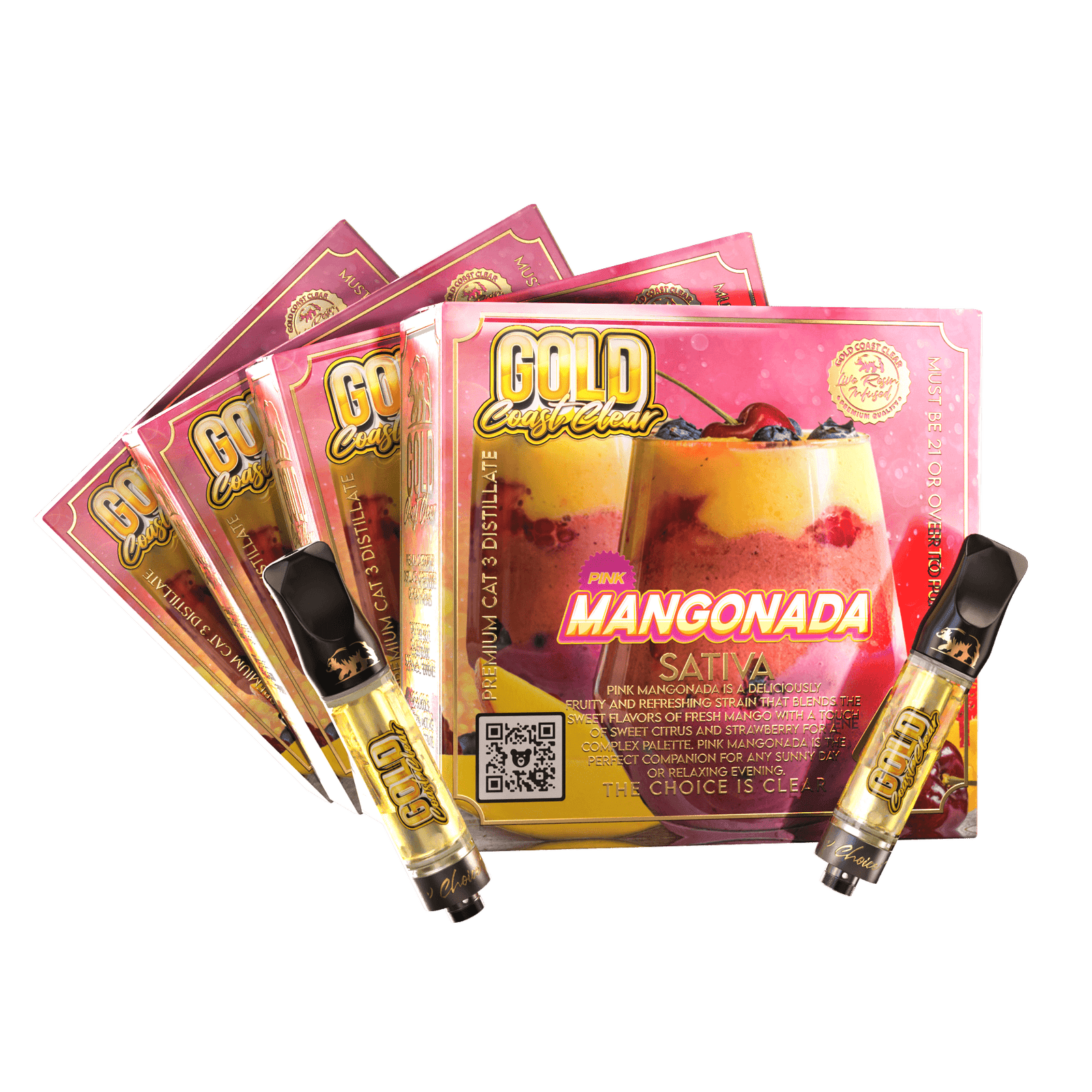 Gold Coast Clear 1g Carts