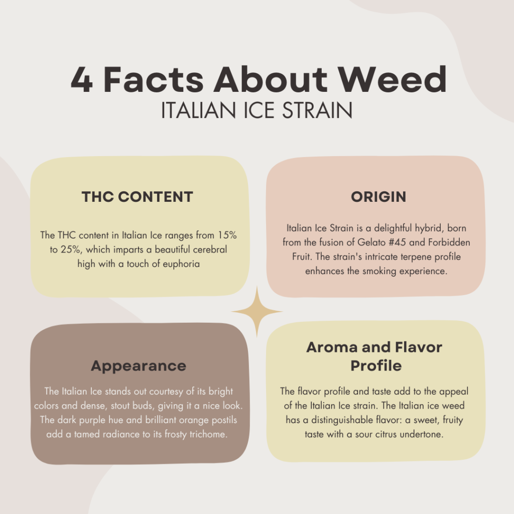 ITALIAN ICE STRAIN CHARCATERISTICS