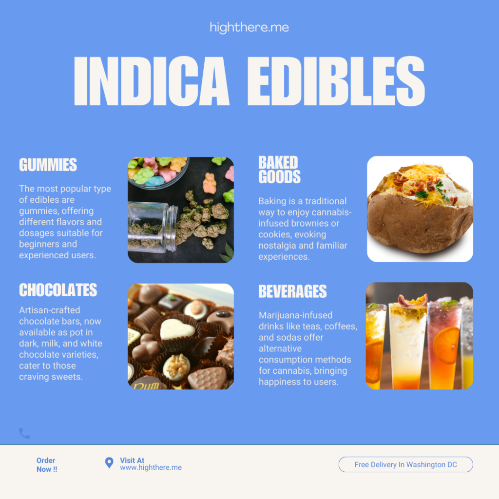 Indica edibles types