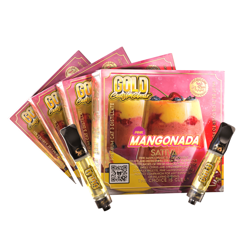 Gold Coast Clear 1g vape cartridge with sleek design and premium quality