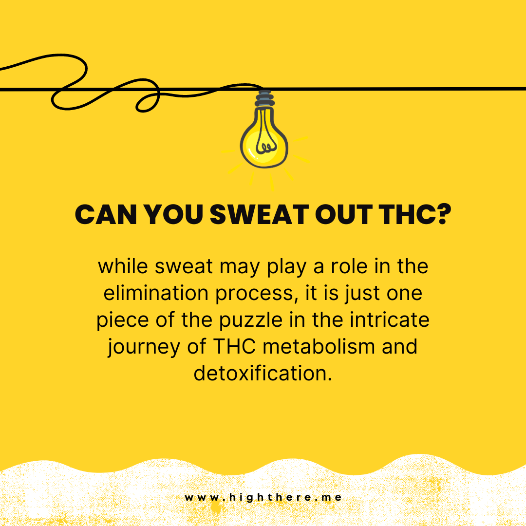 Can you sweat out thc