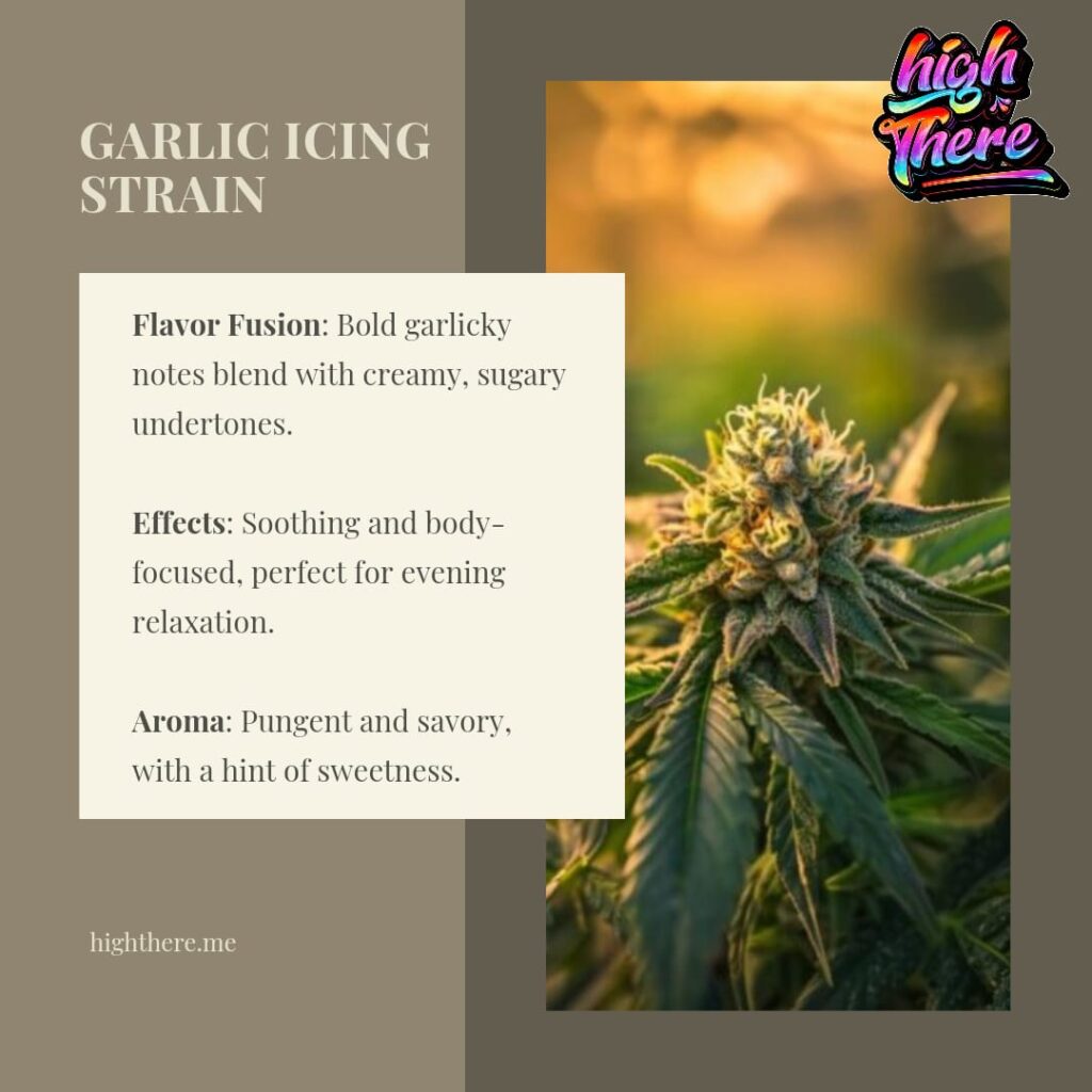 Garlic icing strain