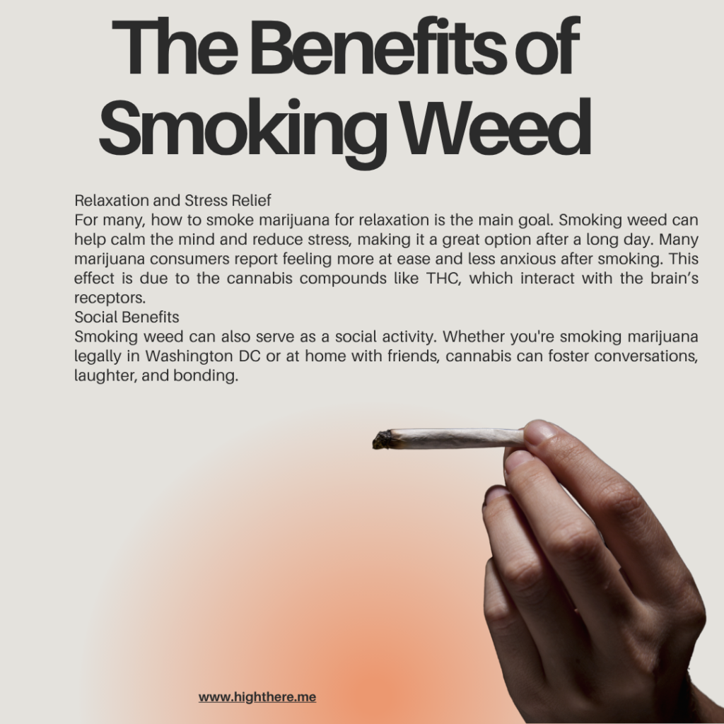benefits of smoking weed 