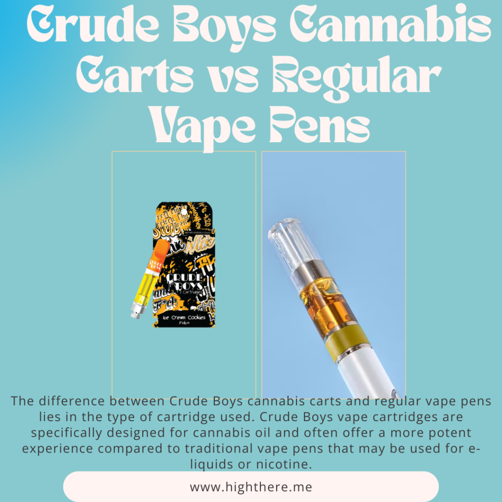 Crude Boys cannabis carts