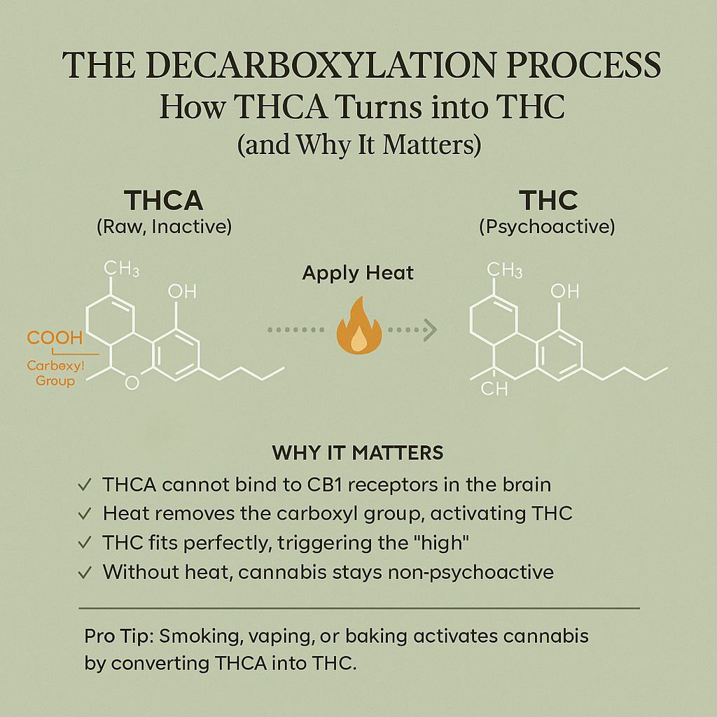 THC and THCA difference