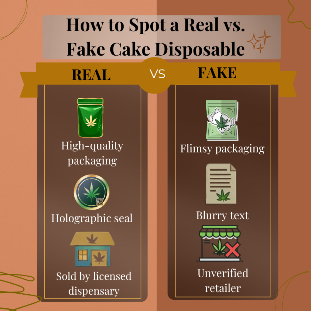 get authentic cake disposable vape DC