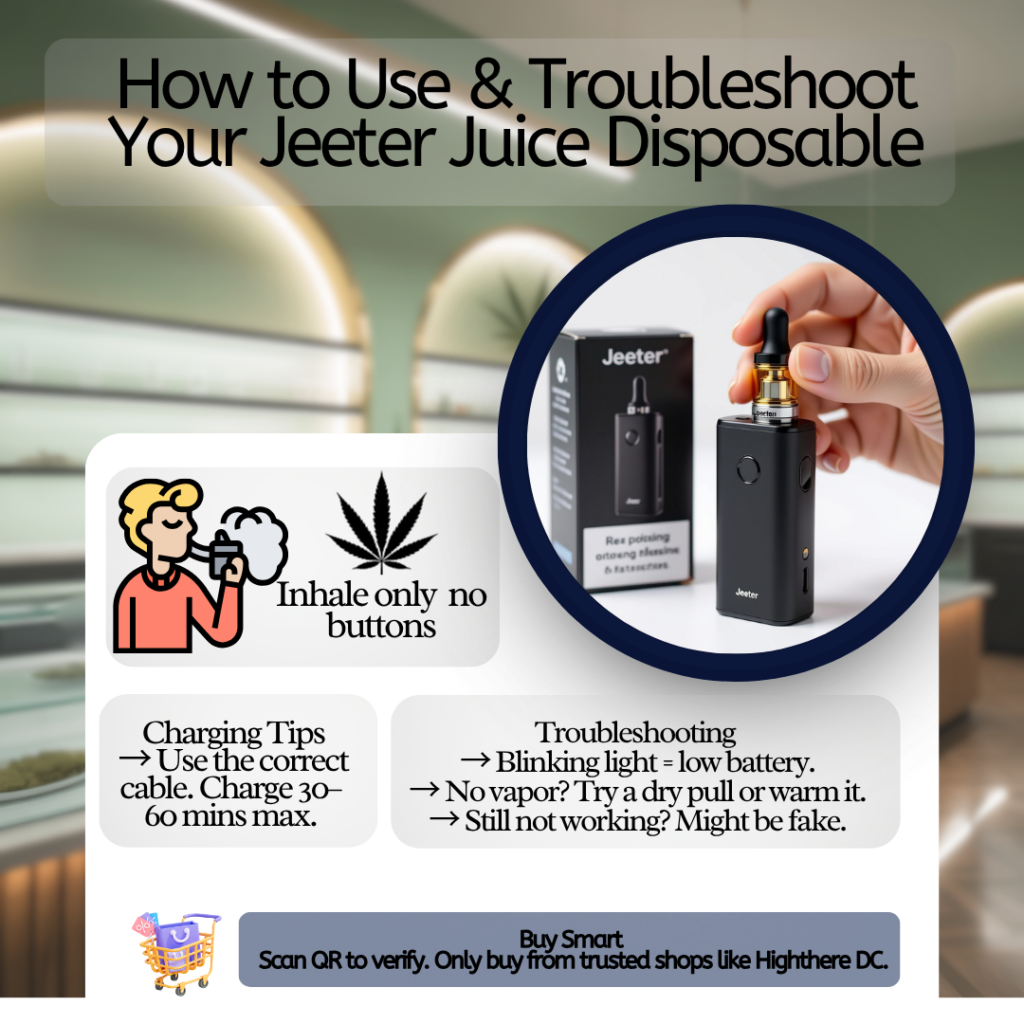Troubleshoot jeeter juice disposable