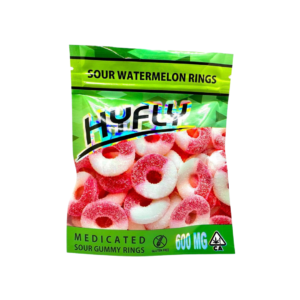 HyFly edibles, HyFly sour gummy rings, HyFly 600mg gummies, potent THC edibles, sour cannabis gummies, premium weed gummies, sweet and sour THC treats.