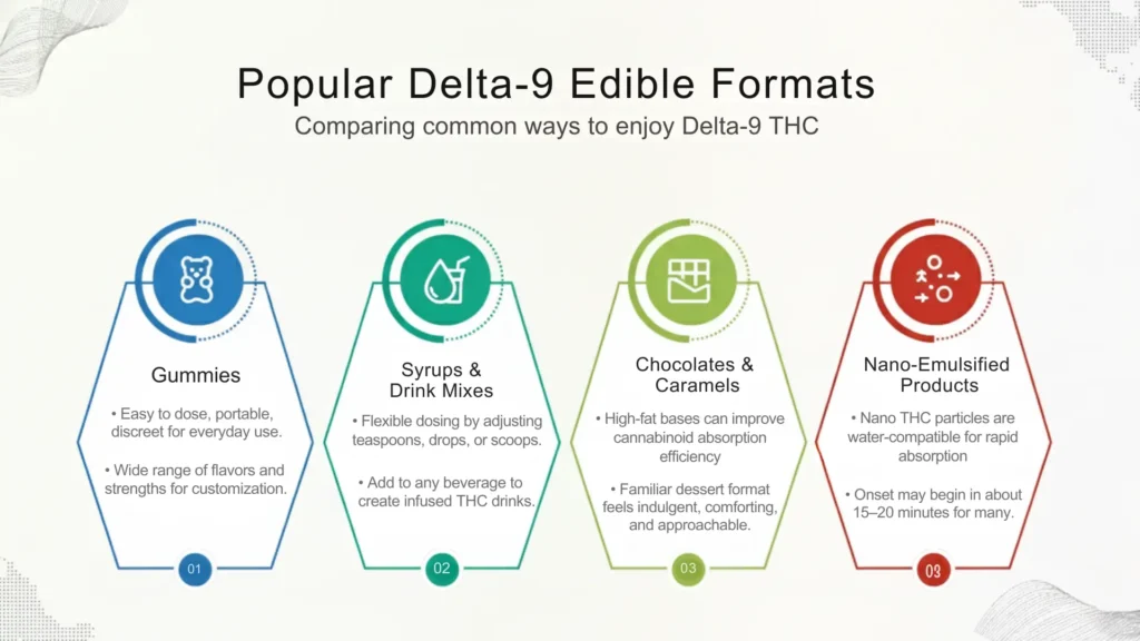 Popular-Delta-9-Edible-Formats