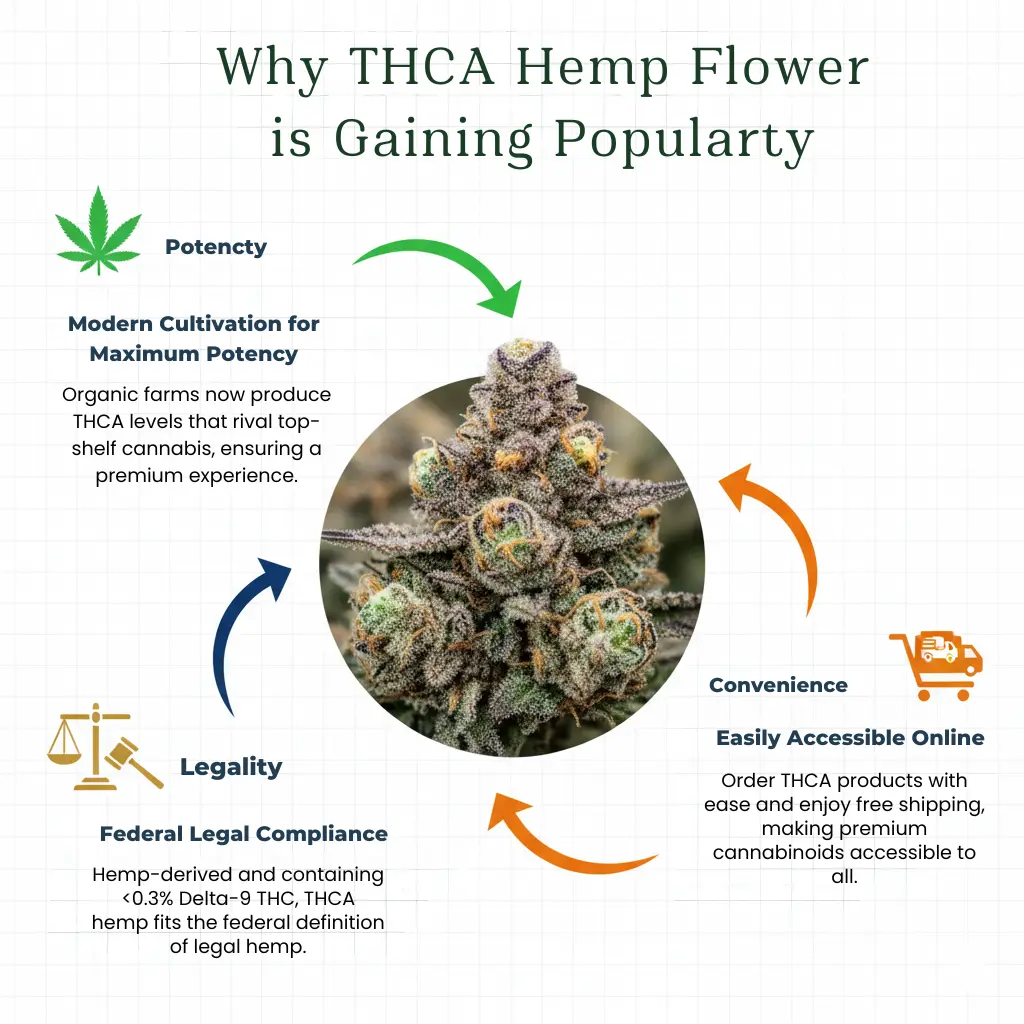 THCA-product-shipping-compliance-popularity.