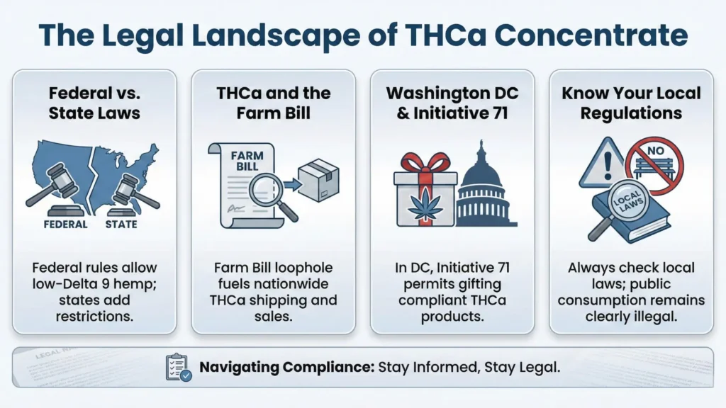 is THCa legal in Washington DC