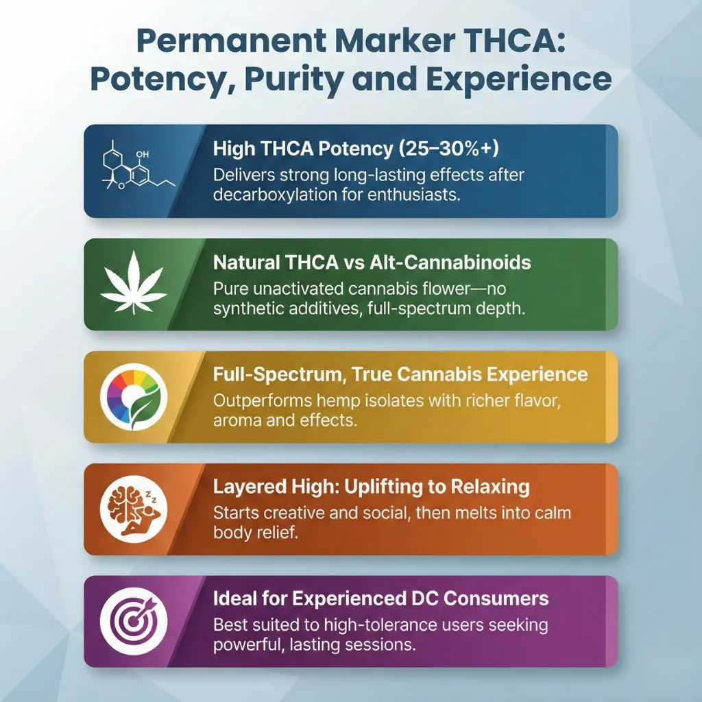 permanent marker thca flower