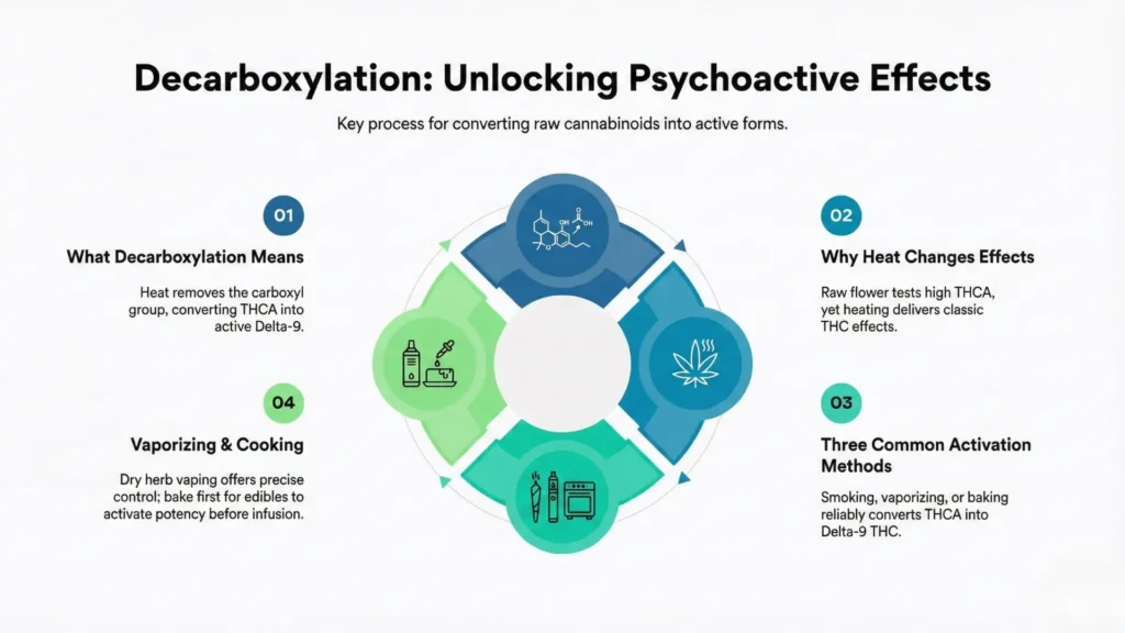 THCA decarboxylation