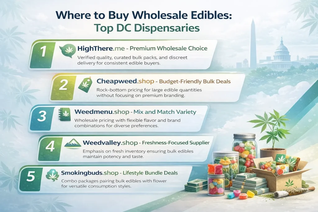 is it legal to buy edibles in bulk in DC