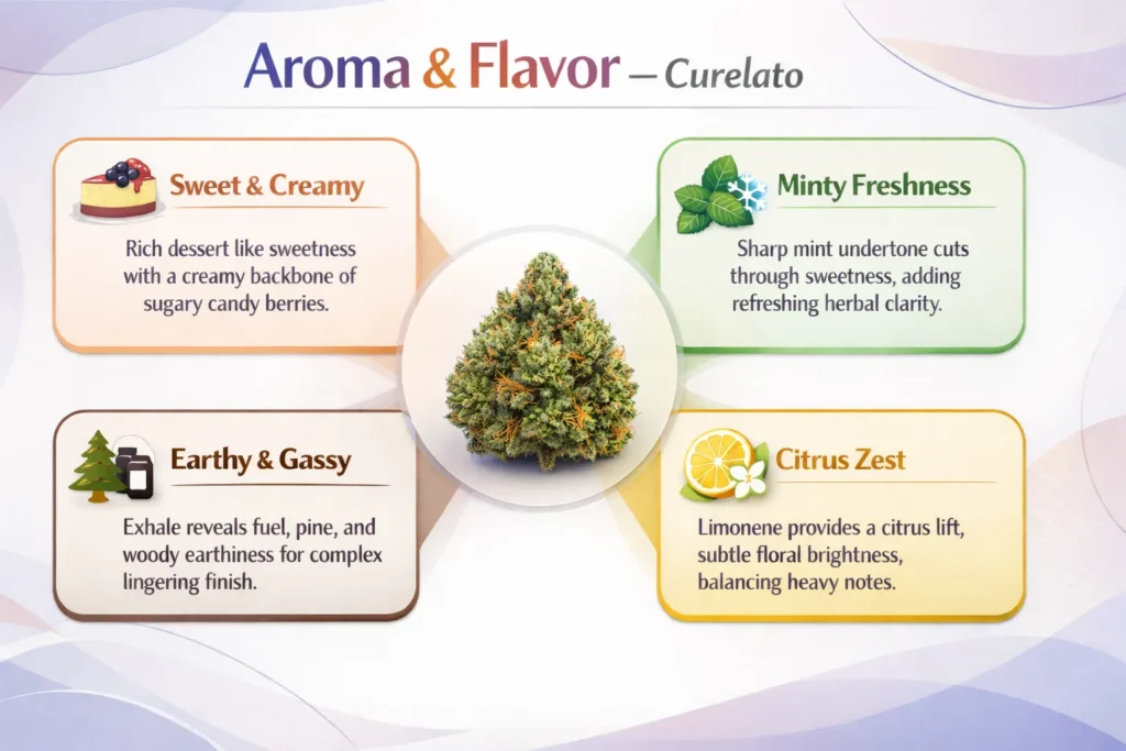 Curelato strain THC content lab tested
