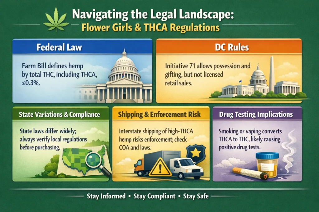 Is THCA flower legal in Washington DC