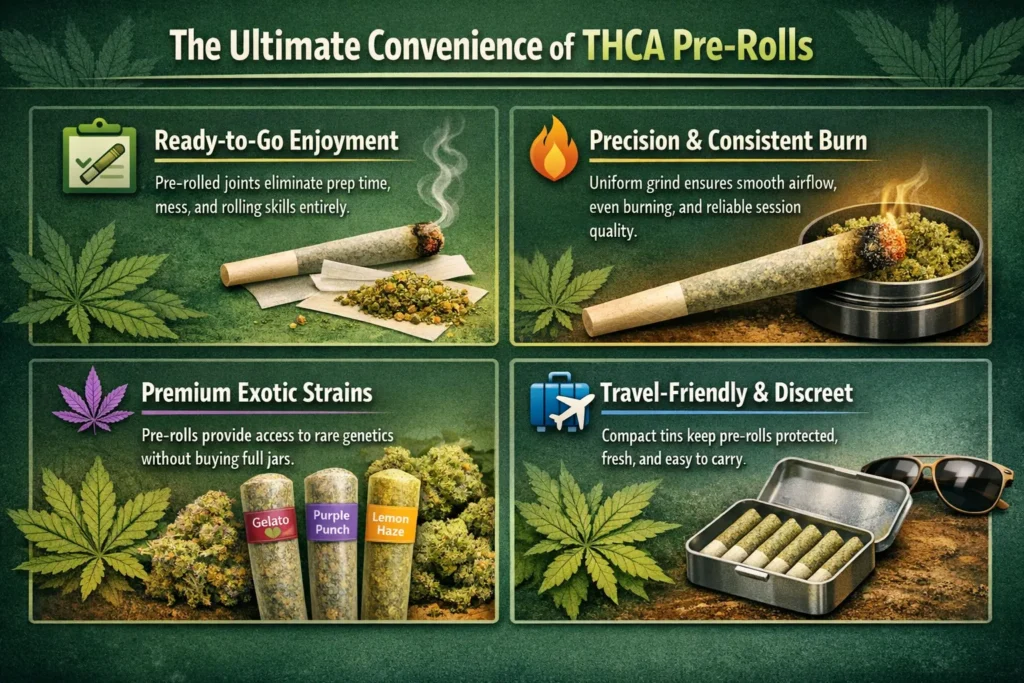 how THCA pre-rolls work