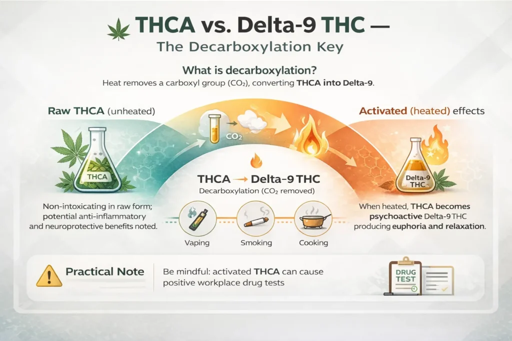 what is thca vs thc