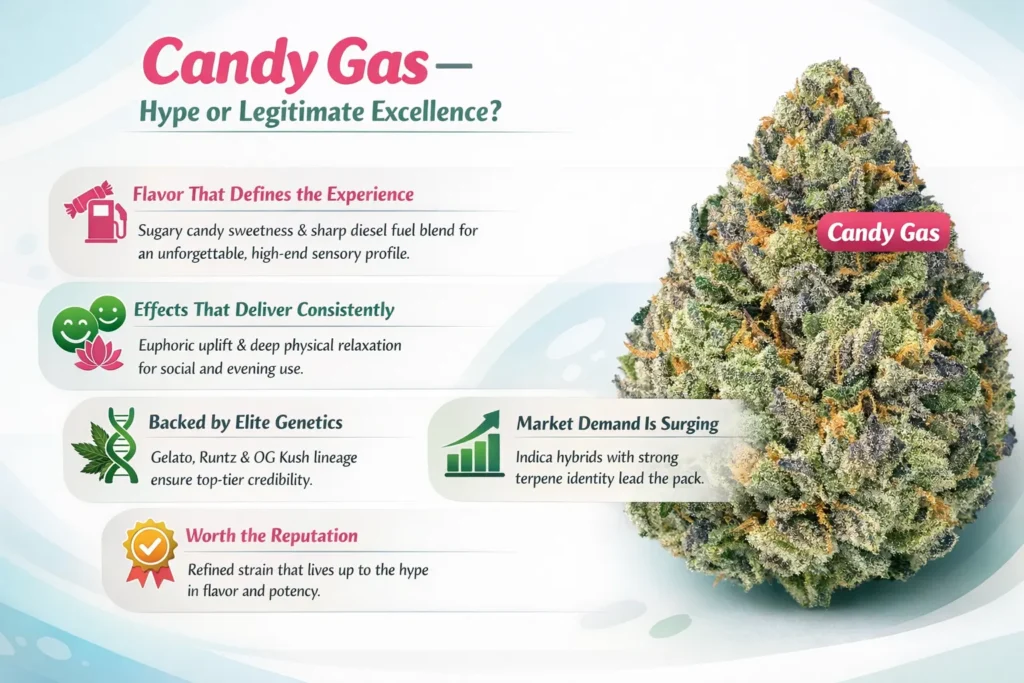 candy gas strain indica or sativa