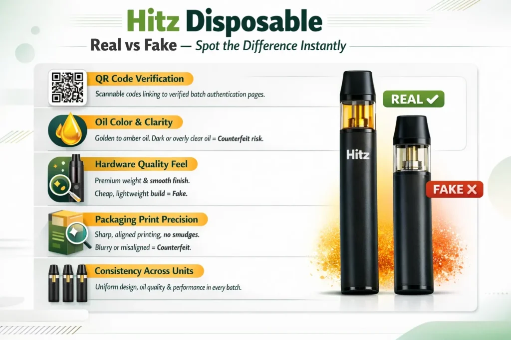 how to spot fake hitz vape