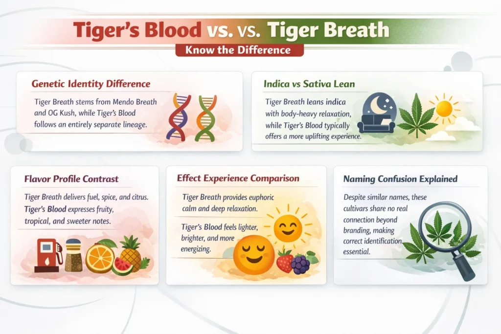 tiger breath vs tiger cake difference