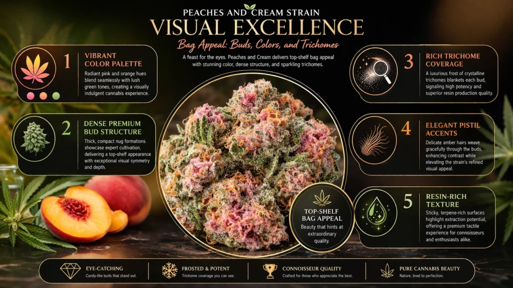 what does peaches and cream strain taste like