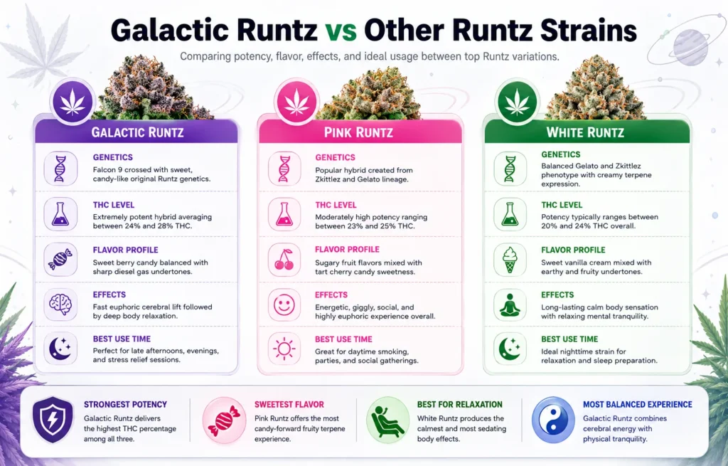 galactic runtz thc level