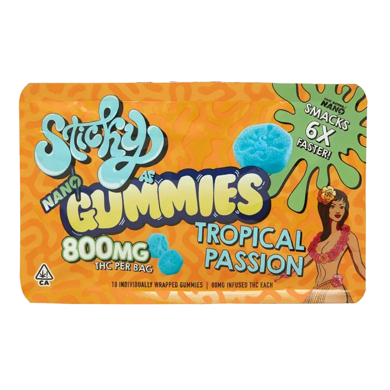 Tropical Passion – Sticky Gummies 800mg