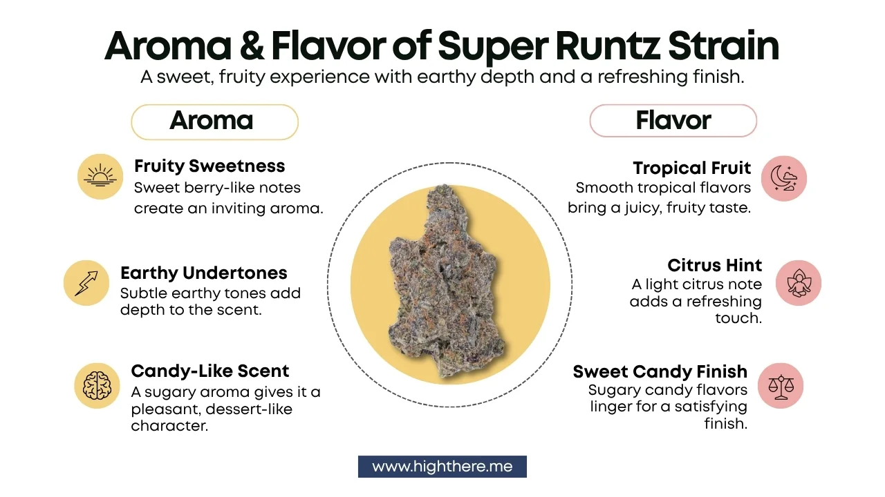 Aroma-Flavor-of-Super-Runtz-Strain