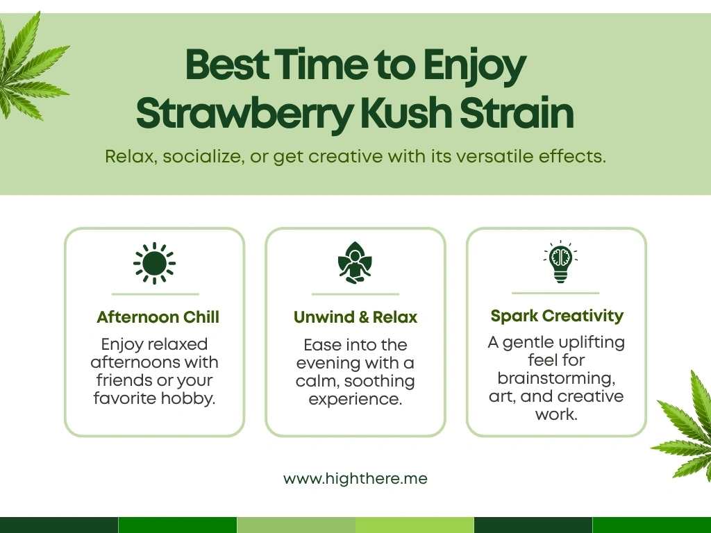 Best Time to Enjoy Strawberry Kush Strain
