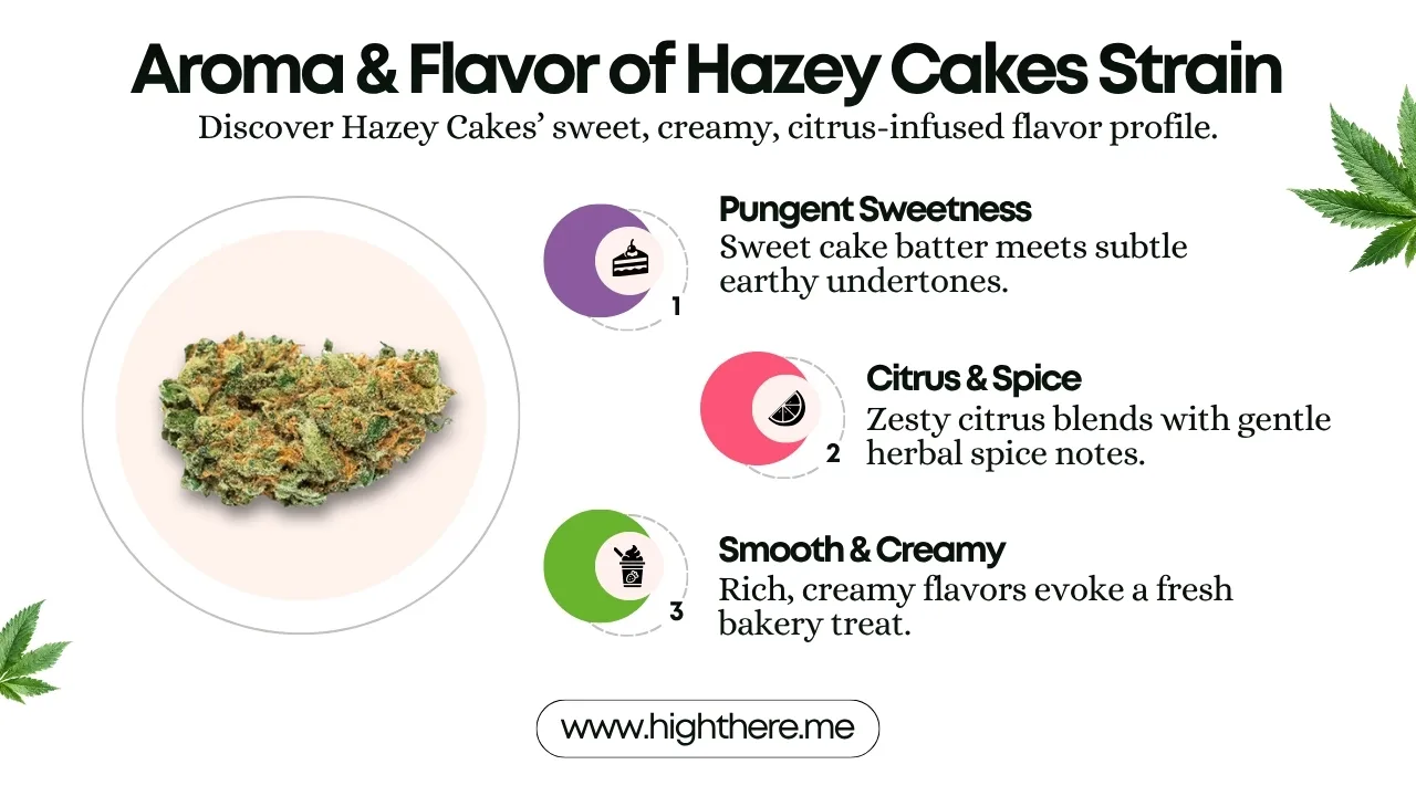 Flavor of the Hazey Cakes Strain