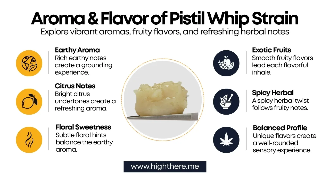 Pistil Whip strain aroma