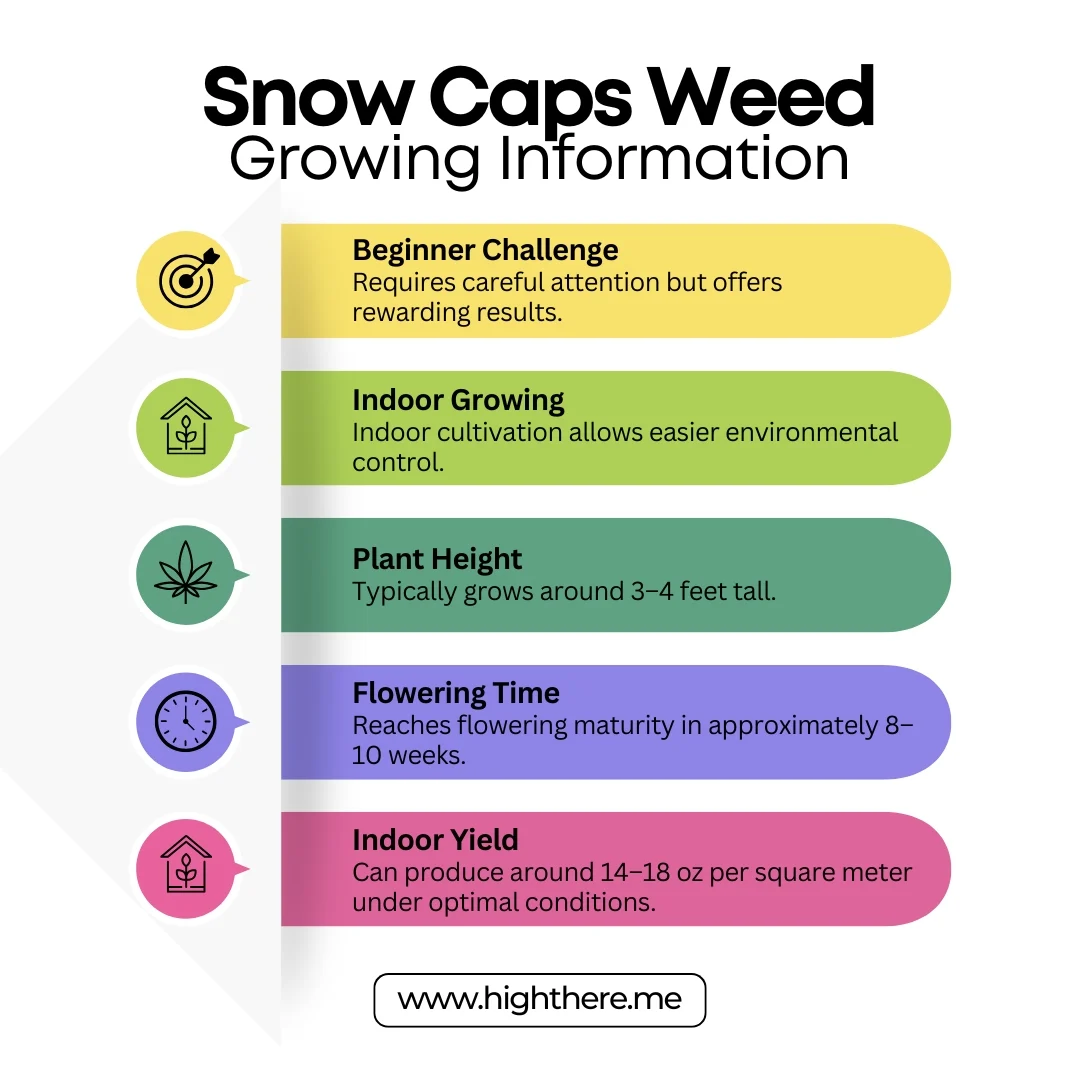 Snow Caps Weed Growing Information