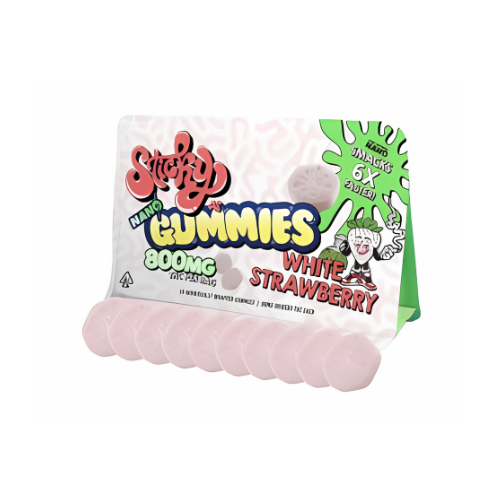 White Strawberry – Sticky Nano Gummies 800mg