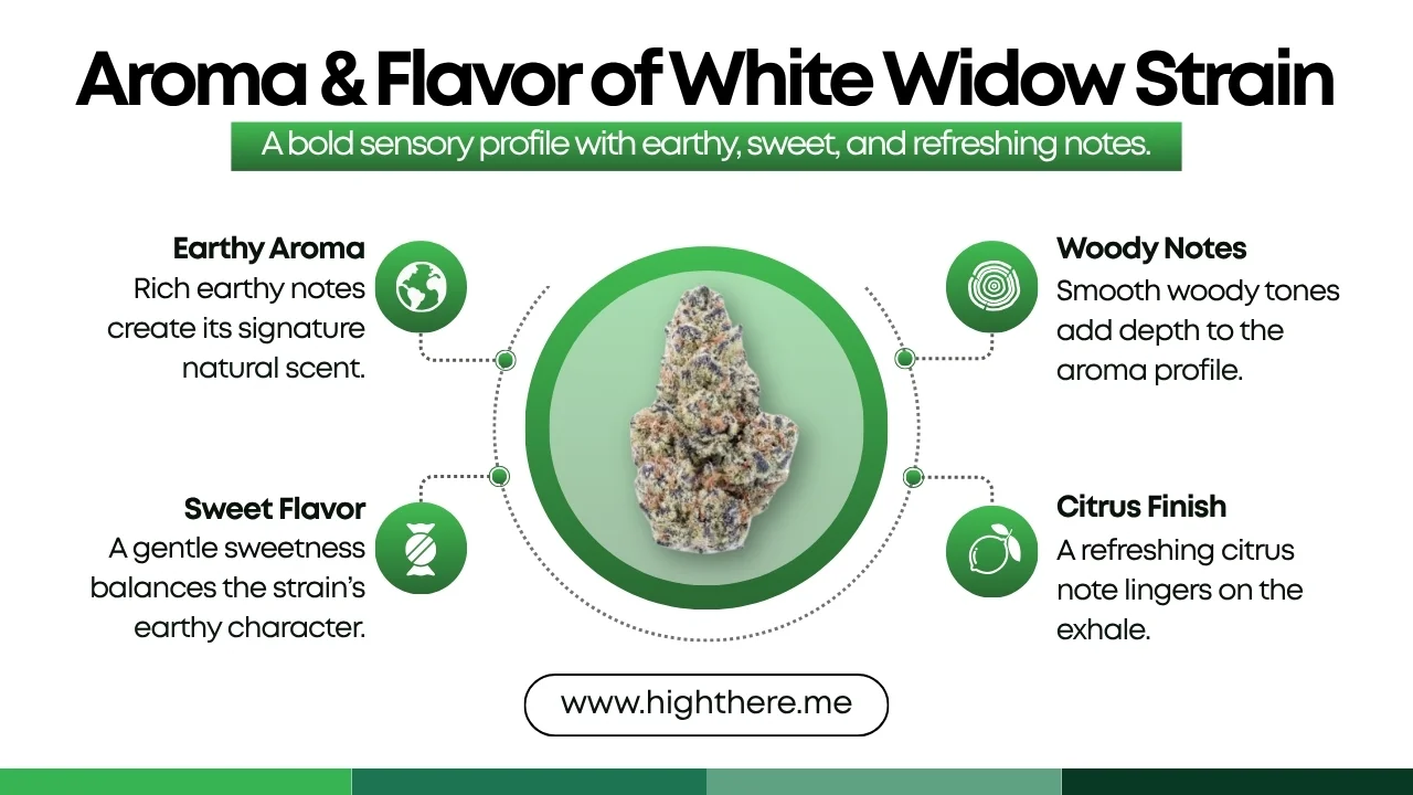 White Widow Strain Flavor