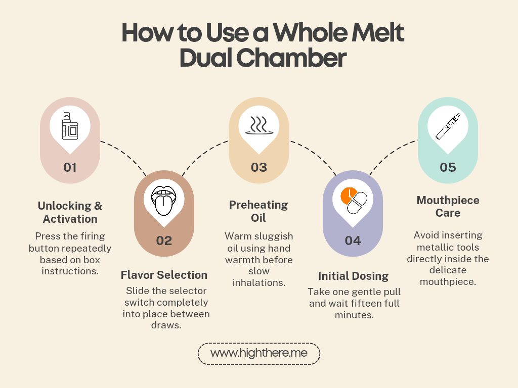 how to use whole melt 2g dual chamber