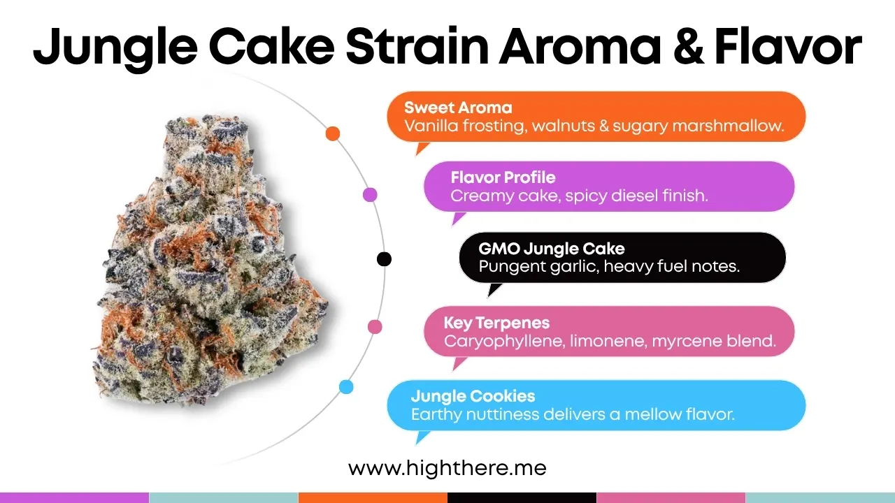 Jungle Cake strain taste