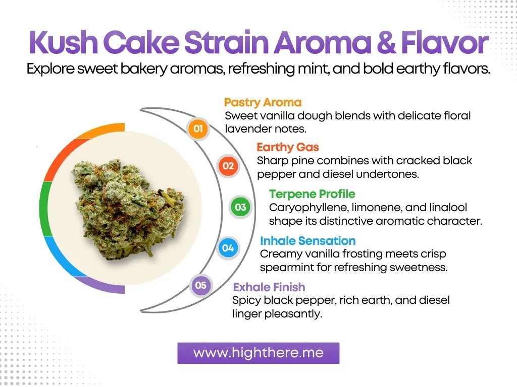 Kush Cake Strain Flavors