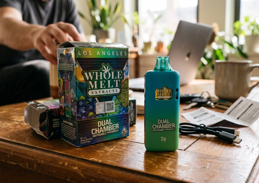 whole melt 2g dual chamber disposable in DC